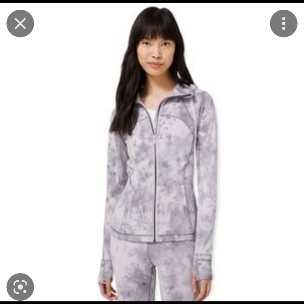 Lululemon align zip up hooded jacket - marble dye